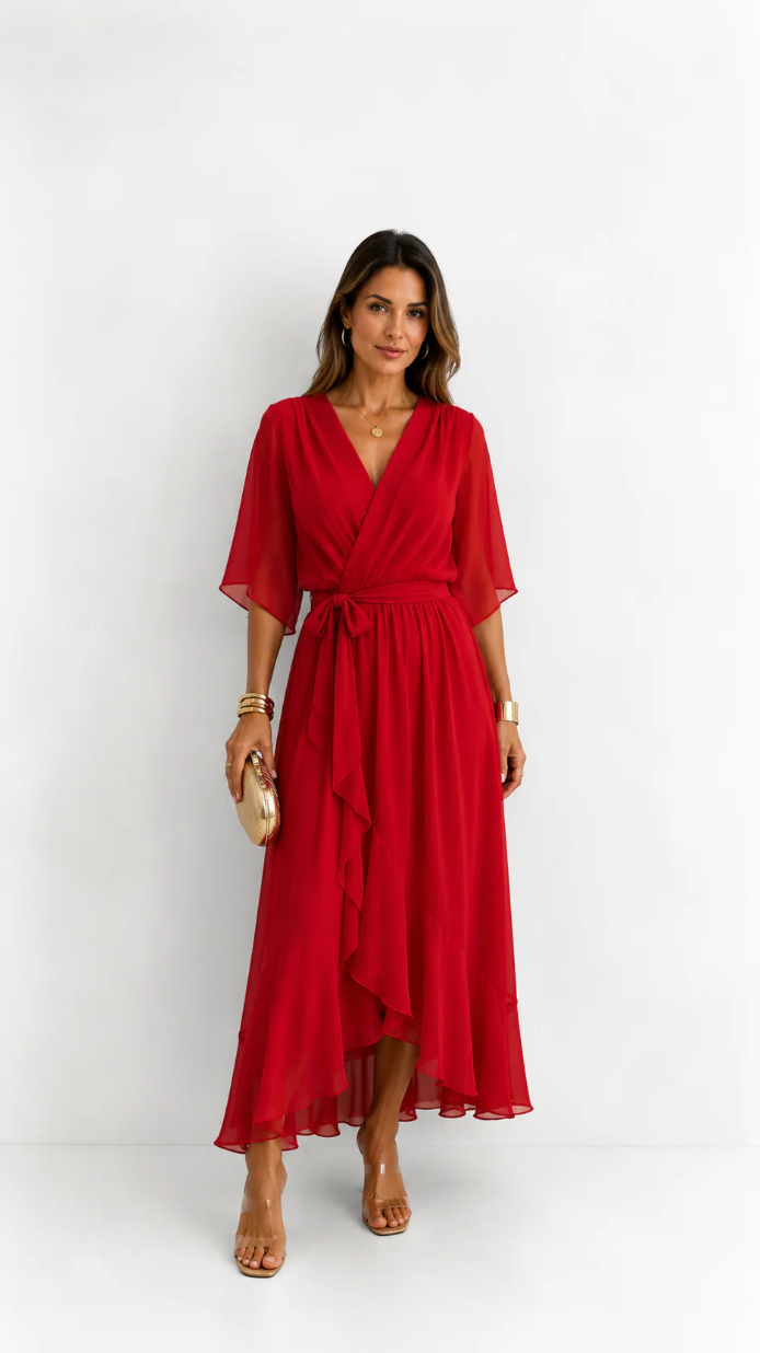 Isabela | Vestido Maxi Cruzado