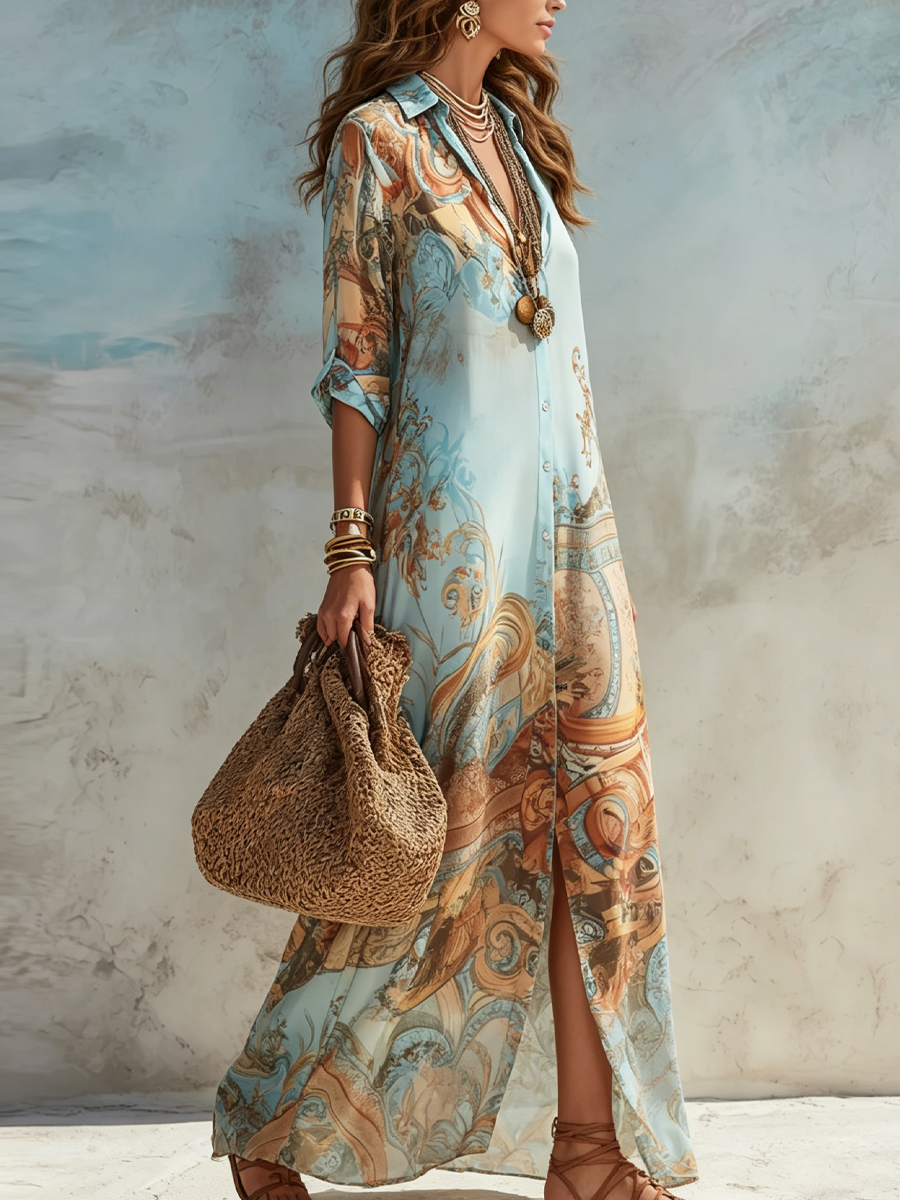 Barroco™️ | Elegante vestido de verano fluido