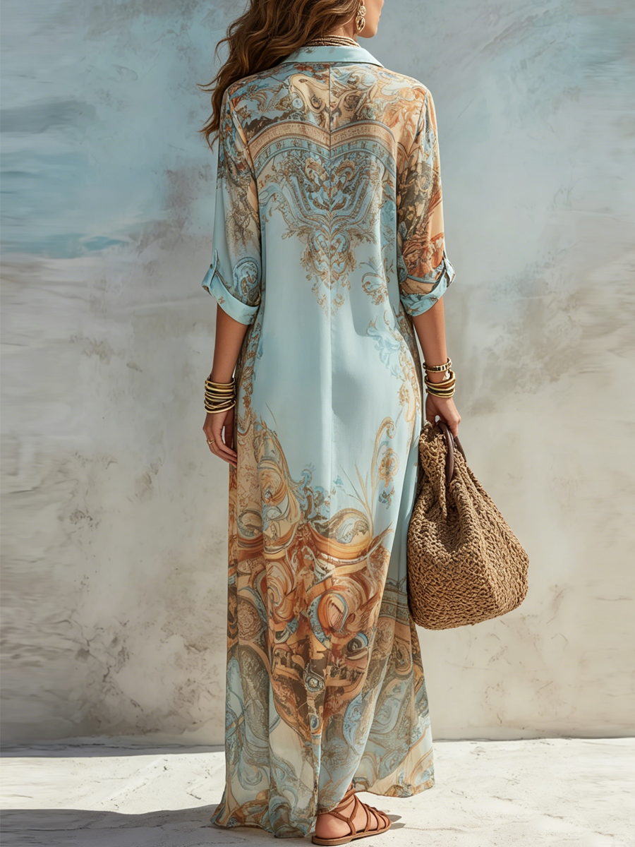 Barroco™️ | Elegante vestido de verano fluido