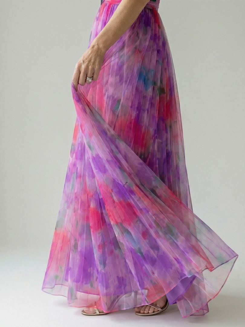Isel | Vestido maxi cruzado suave
