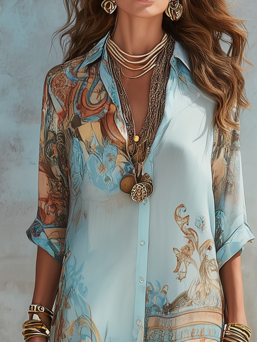 Barroco™️ | Elegante vestido de verano fluido