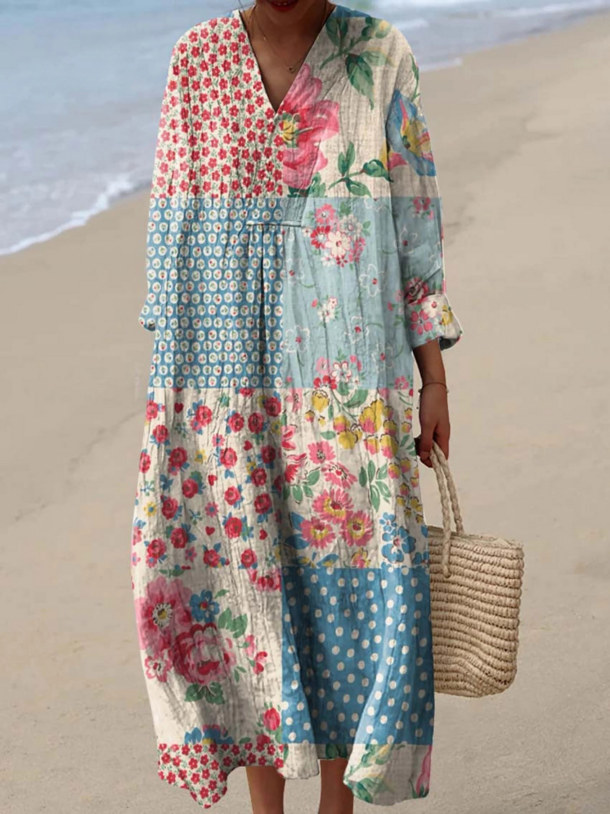 Paulina | Vestido Estampado de Verano