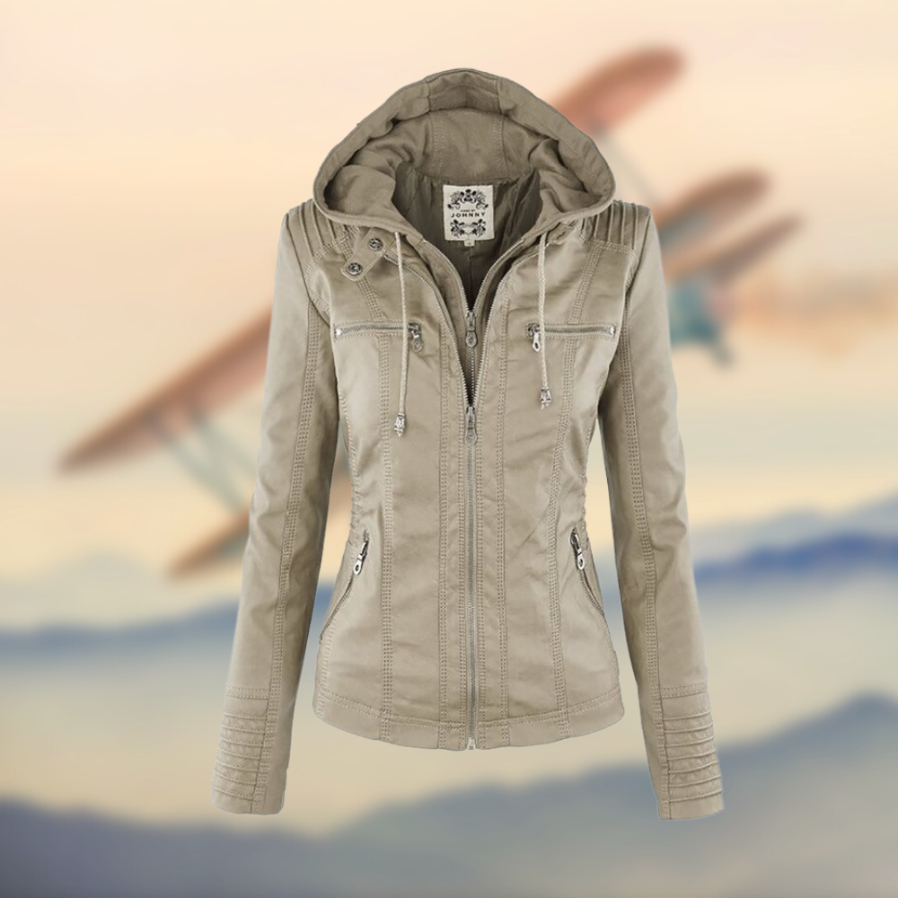 KAROLINE™ La chaqueta de cuero elegante y única