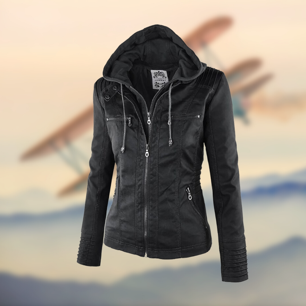 KAROLINE™ La chaqueta de cuero elegante y única