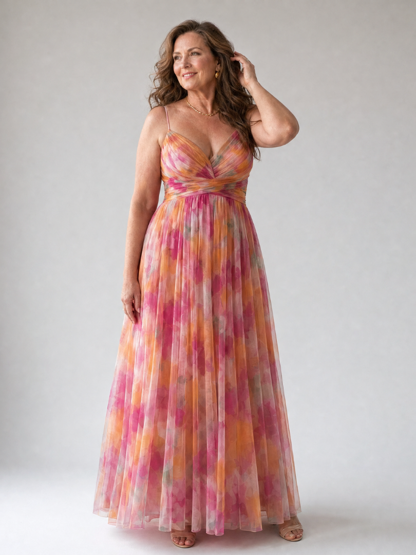 Isel | Vestido maxi cruzado suave