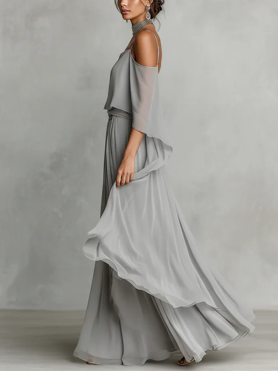 Isabela | Conjunto Fluido Gris