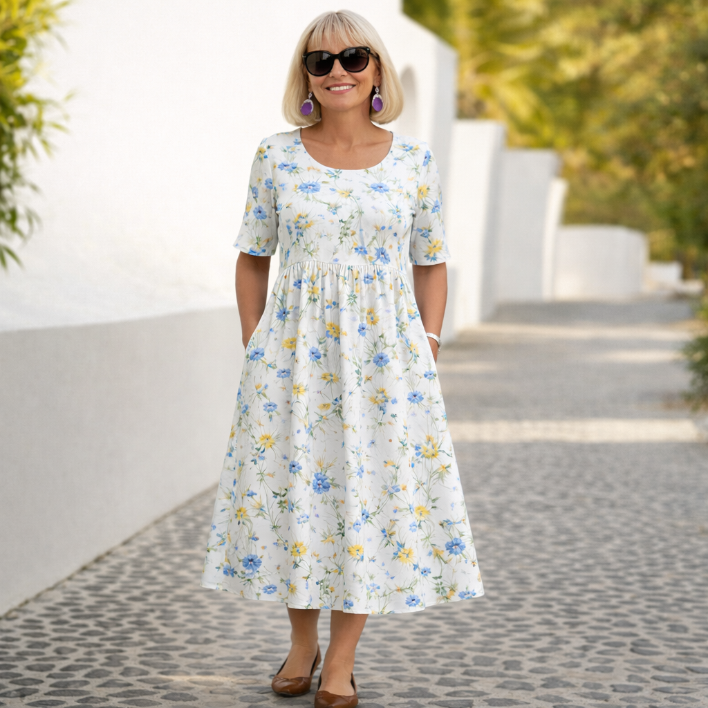 Robin | Vestido floral midi