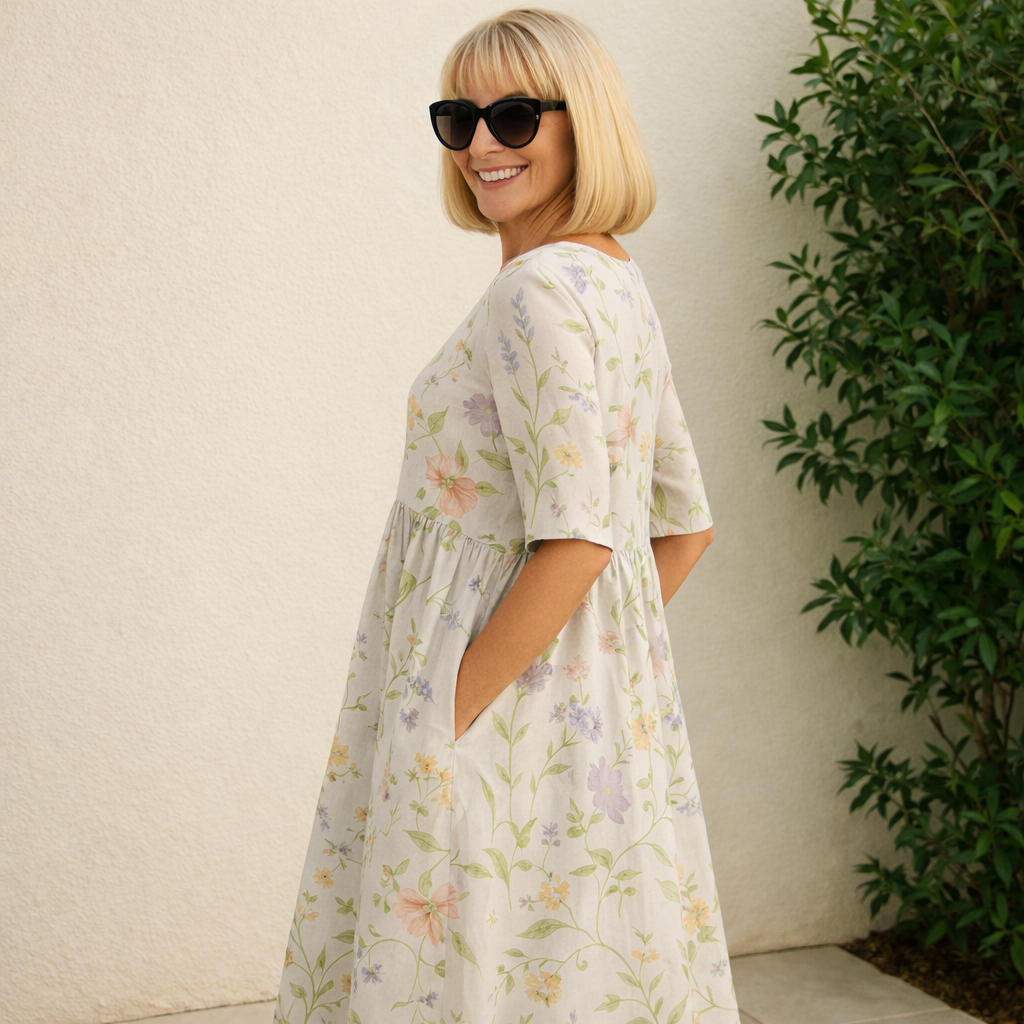 Lily | Vestido midi — Comodidad sin esfuerzo