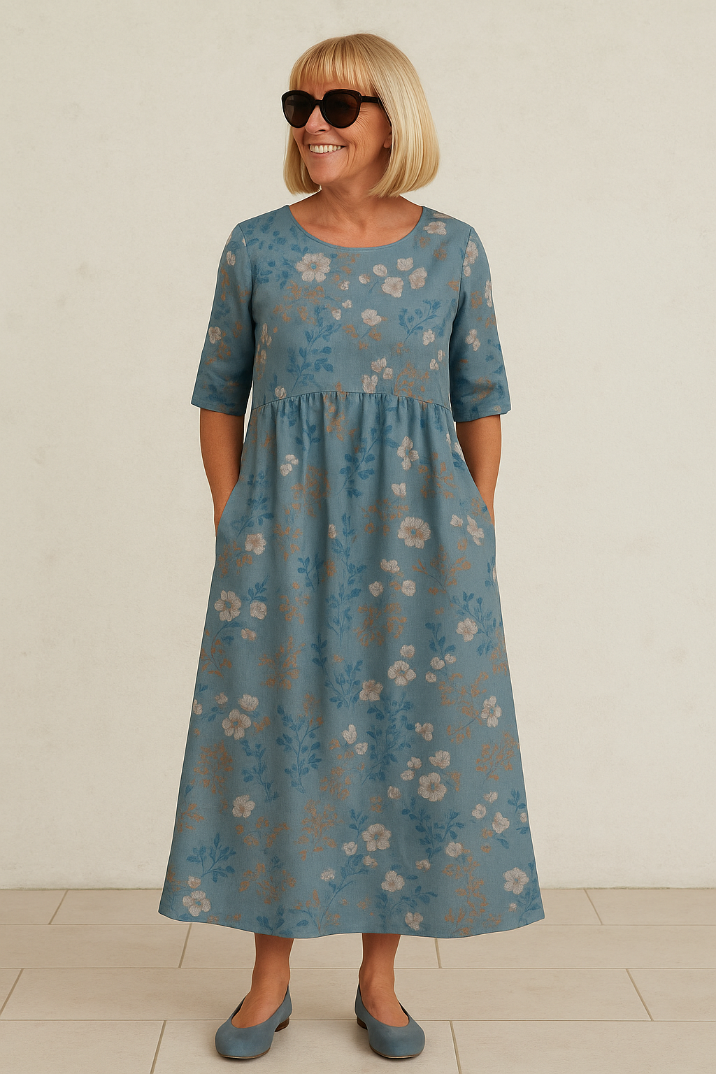 Lily | Vestido midi — Comodidad sin esfuerzo