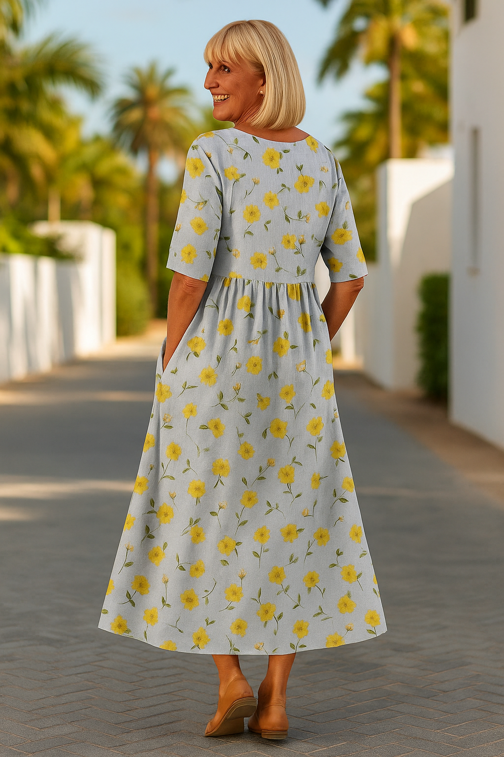 Lily | Vestido midi — Comodidad sin esfuerzo