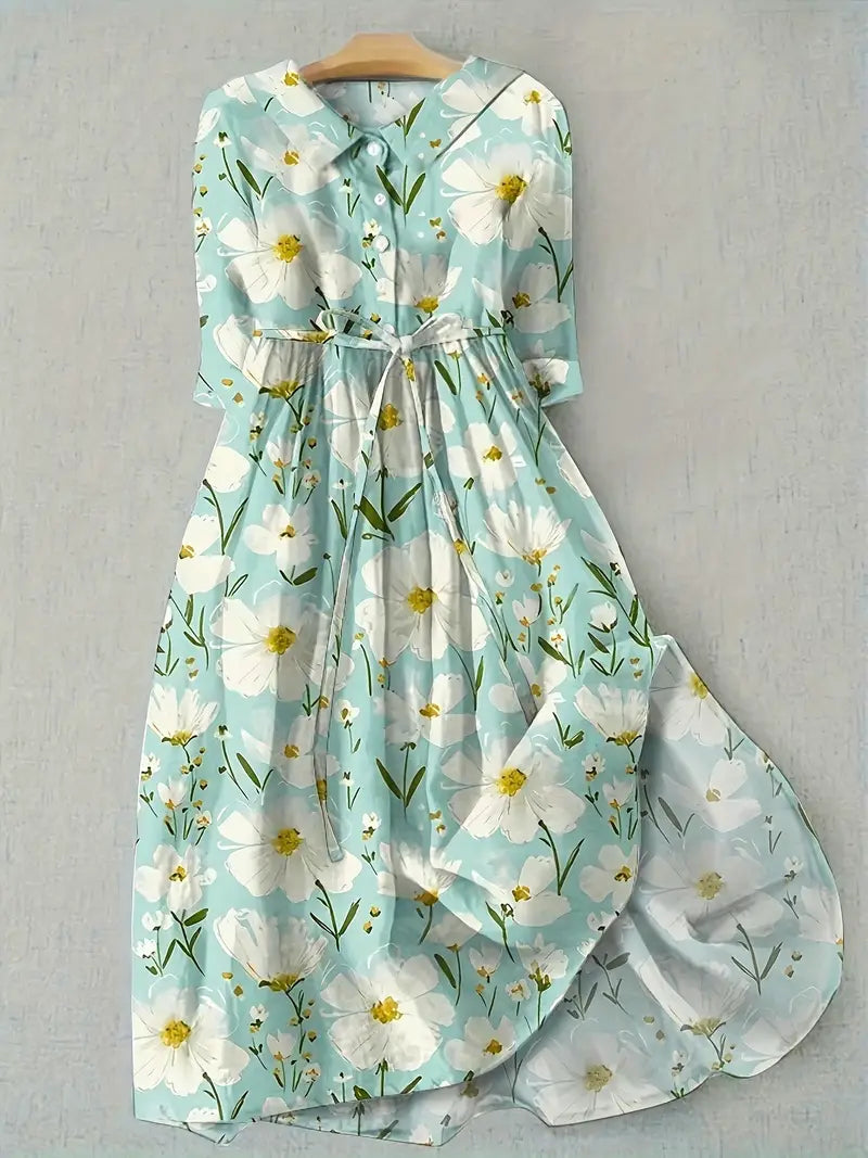 Chloë | Vestidos florales favorecedores del abdomen