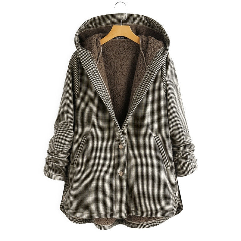 Helma™ - Chaqueta con capucha elegante y cómoda para mujer