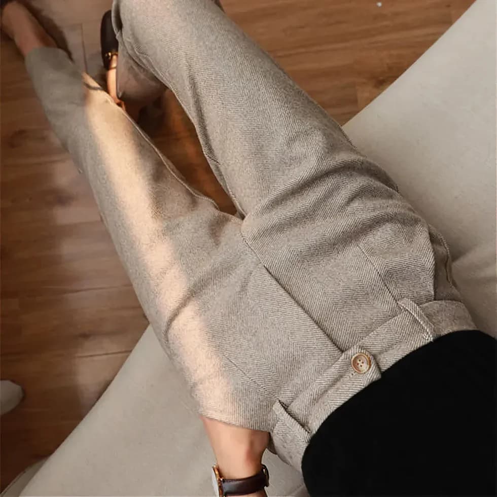Lea | Pantalones plisados para mujer