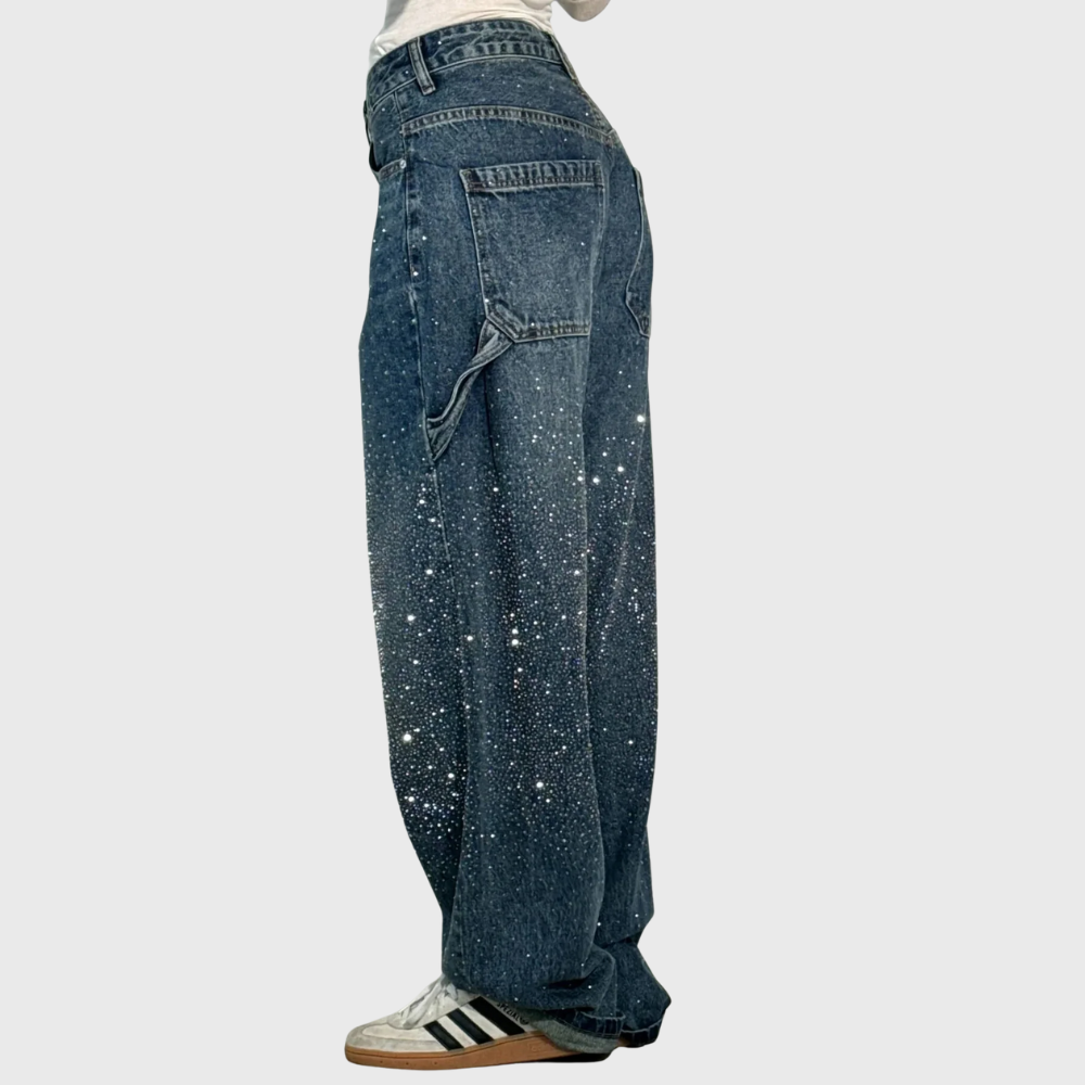 Vaqueros globo tipo carpenter de denim