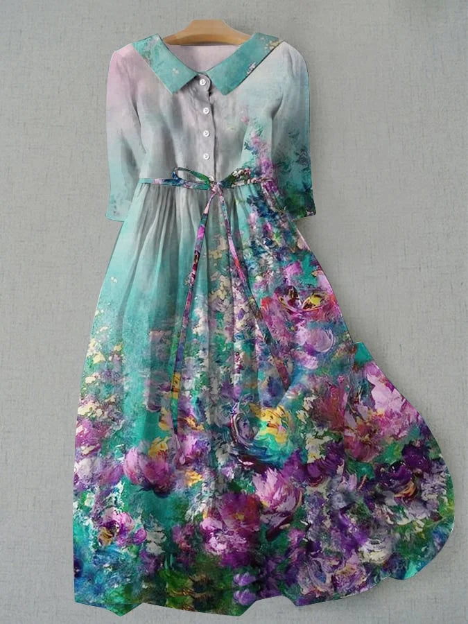 Tessa | Vestidos florales favorecedores del abdomen