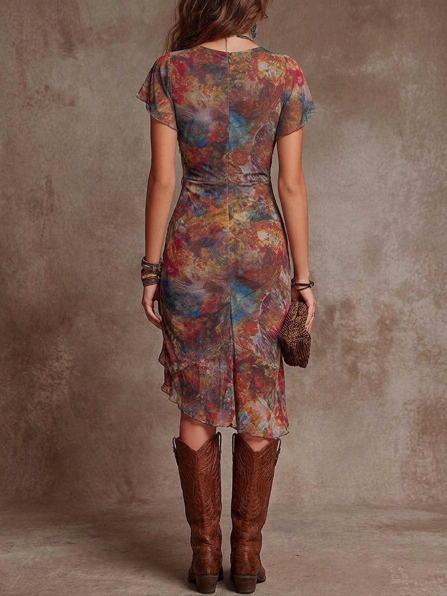 Martina | Vestido Midi Bohemio
