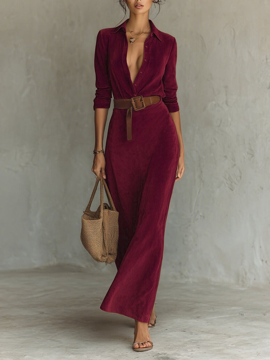 Célianne™ | Vestido maxi de ante chic