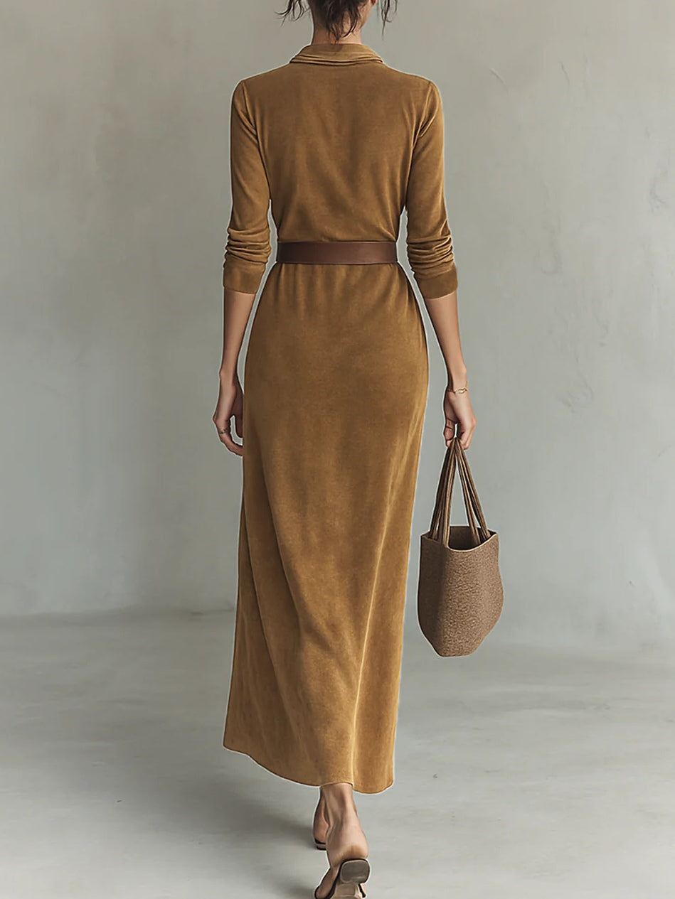 Célianne™ | Vestido maxi de ante chic