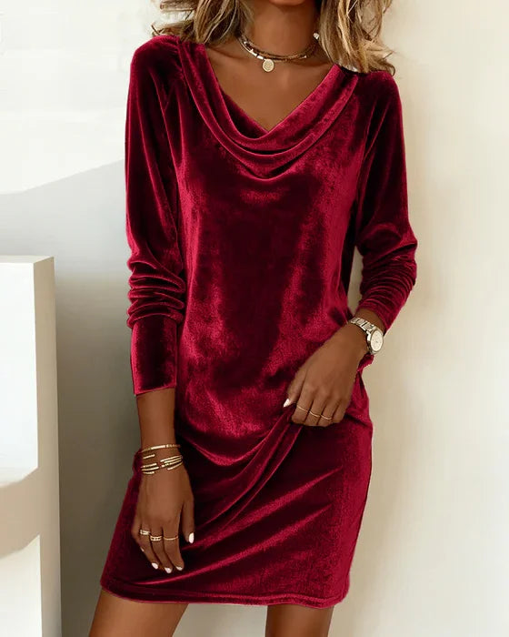Frosina™ | Vestido de terciopelo