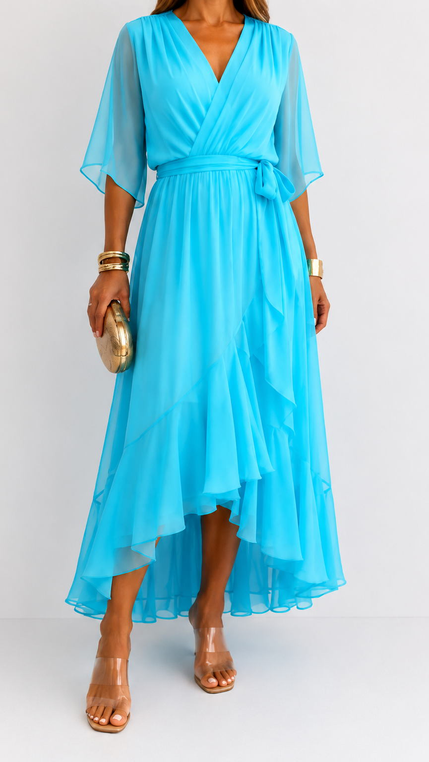 Isabela | Vestido Maxi Cruzado