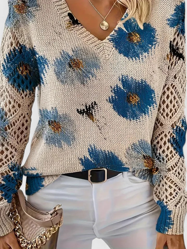 Annelies™ | Jersey elegante con estampado floral