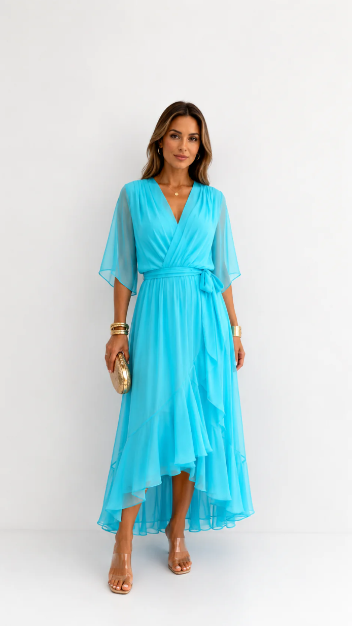 Isabela | Vestido Maxi Cruzado