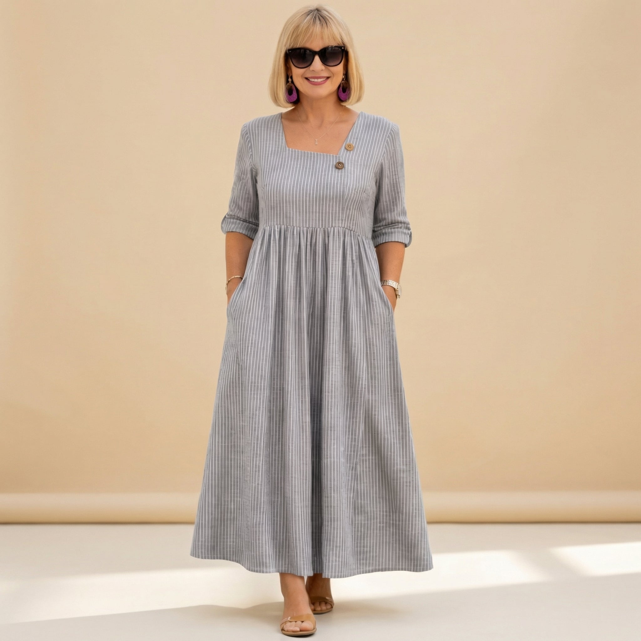 Cleomarie | Vestido midi elegante