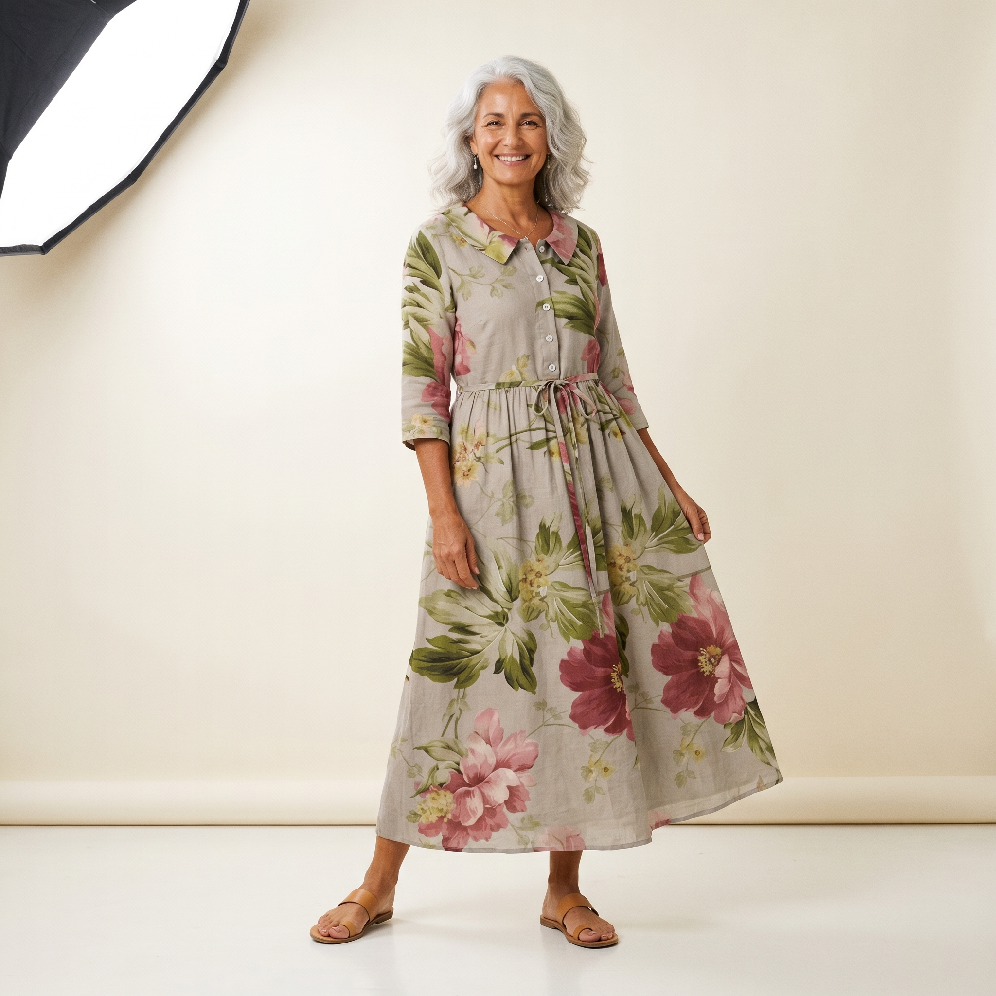Callie | Vestidos florales favorecedores del abdomen