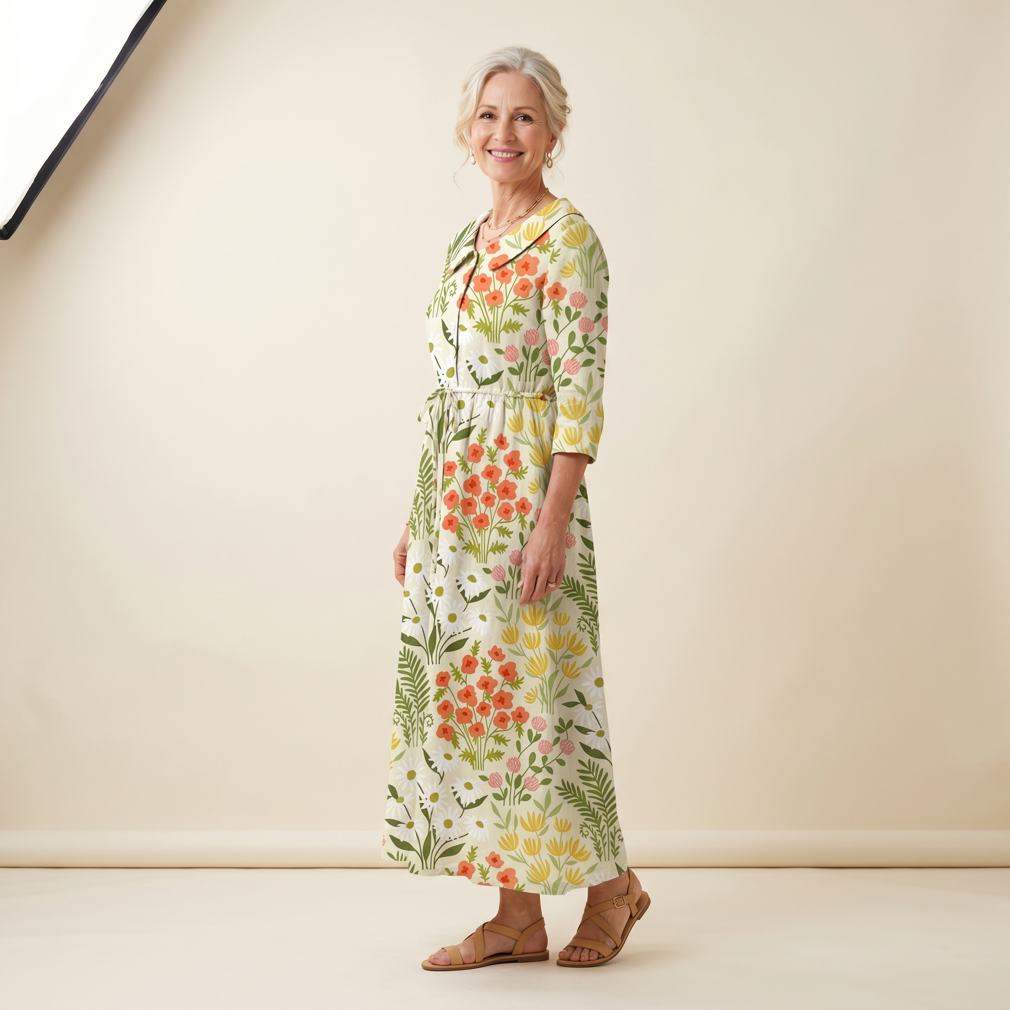 Livia | Vestidos florales favorecedores del abdomen