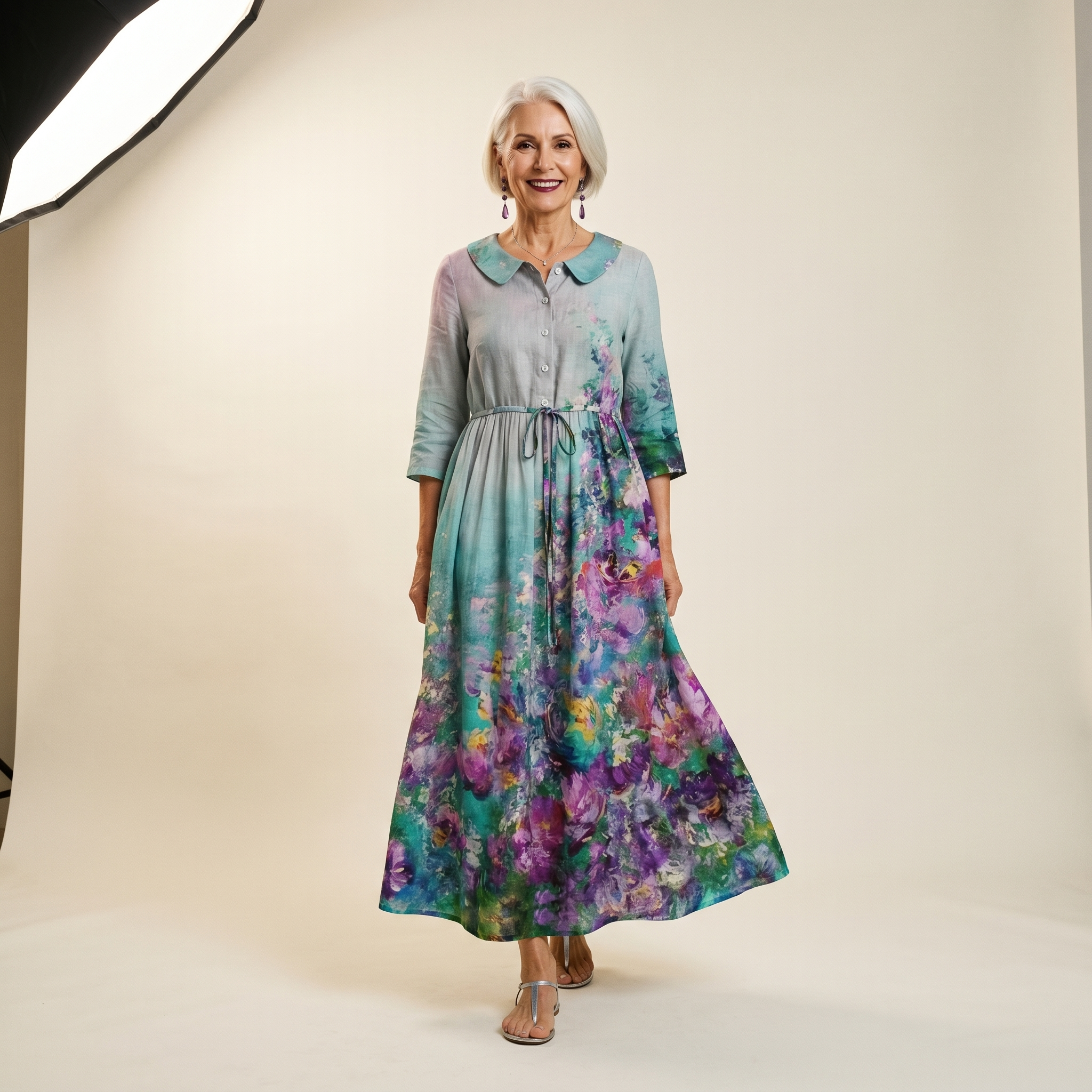 Tessa | Vestidos florales favorecedores del abdomen