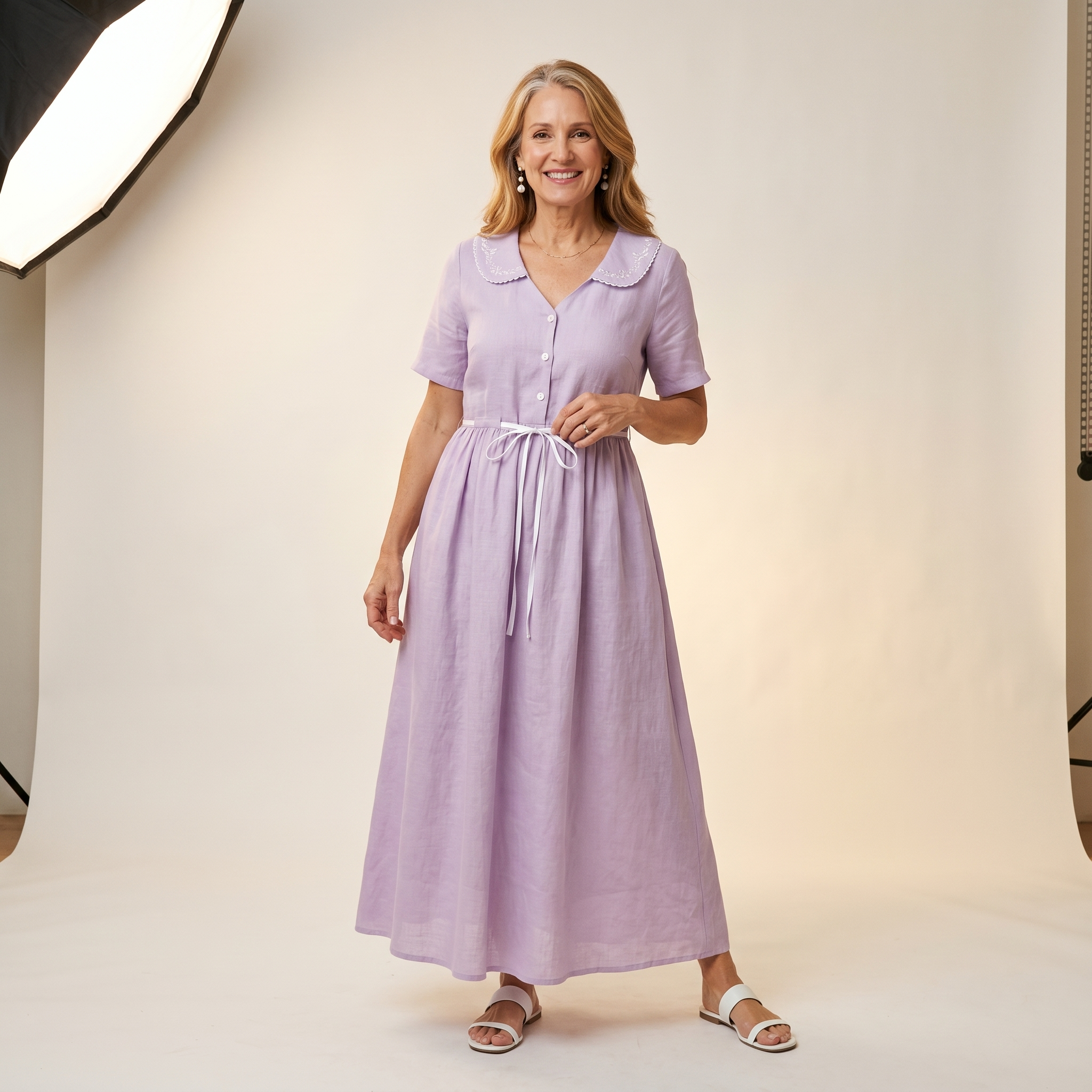 Lisa | Vestidos florales favorecedores del abdomen
