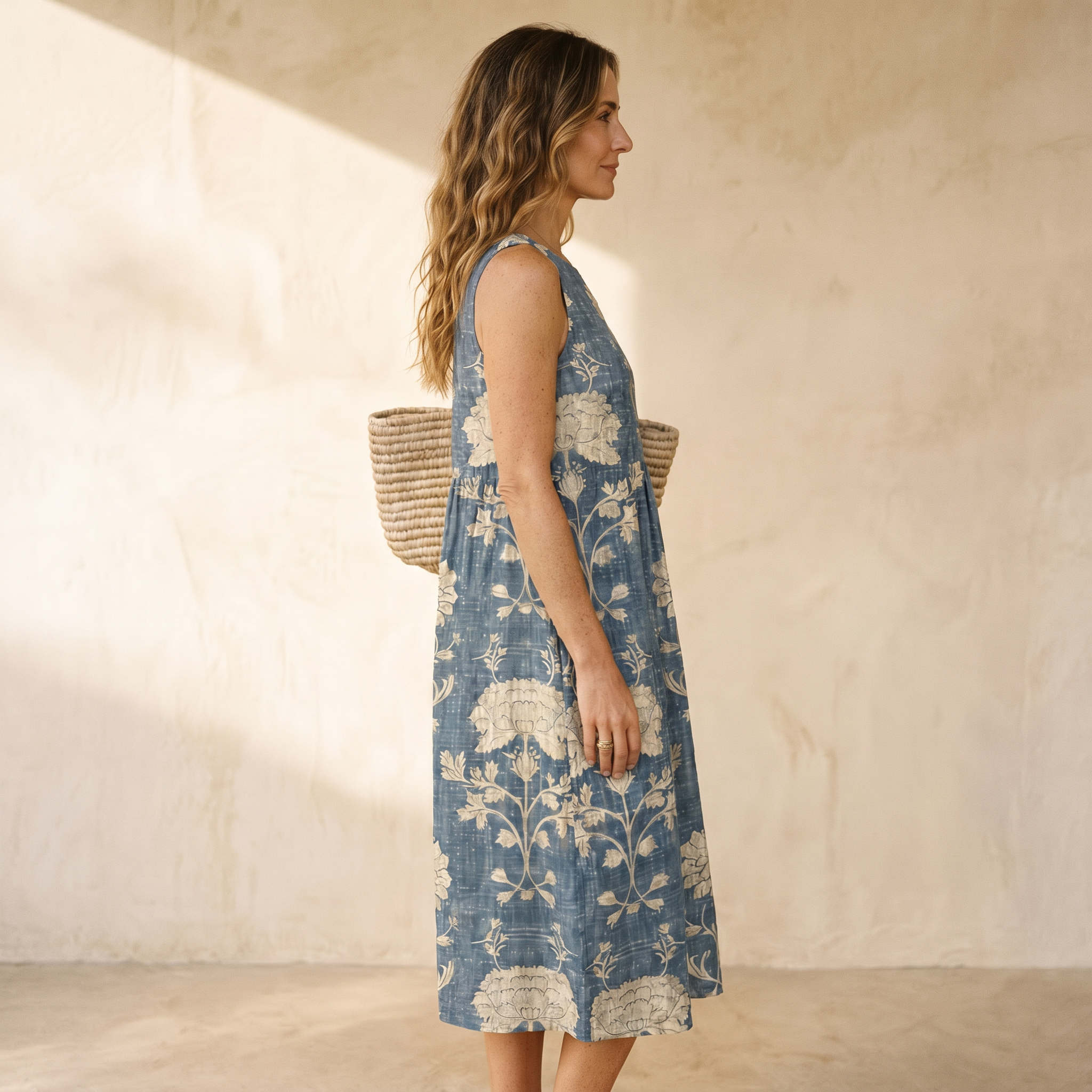 Arlo | Vestido Estampado de Verano Sin Mangas
