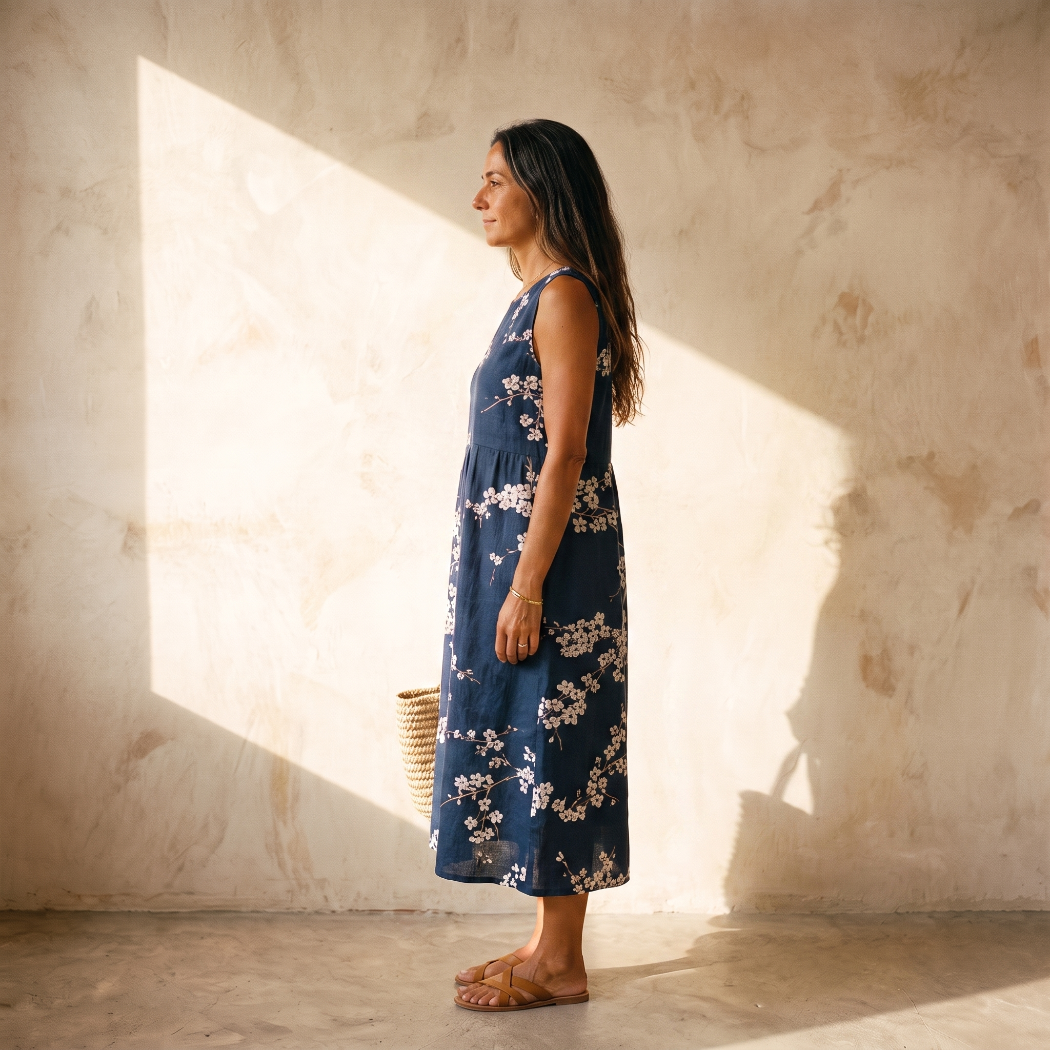 Tesa | Vestido Estampado de Verano Sin Mangas