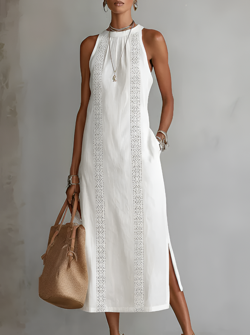 Alessandra | Vestido Maxi Bordado