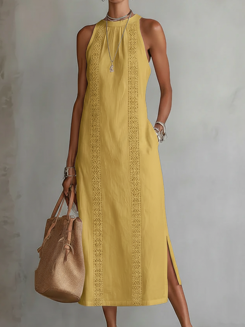 Alessandra | Vestido Maxi Bordado