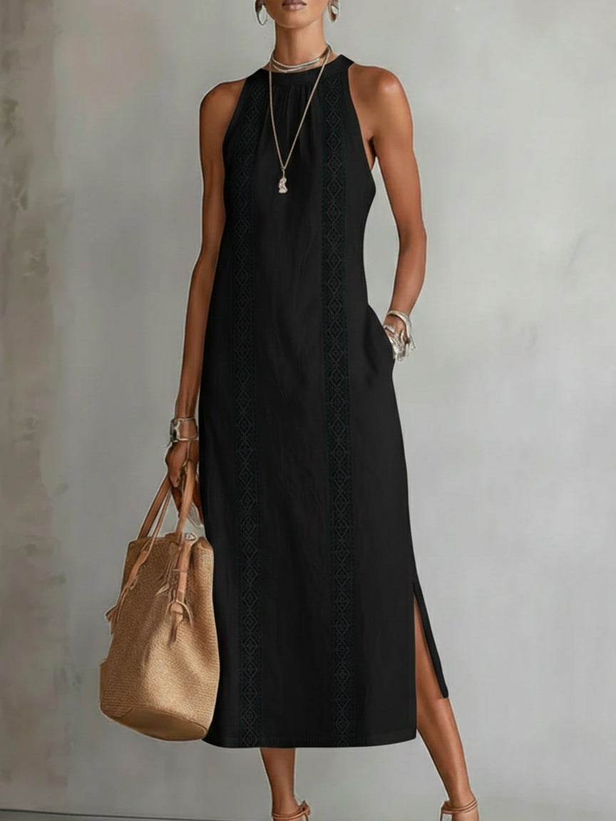 Alessandra | Vestido Maxi Bordado