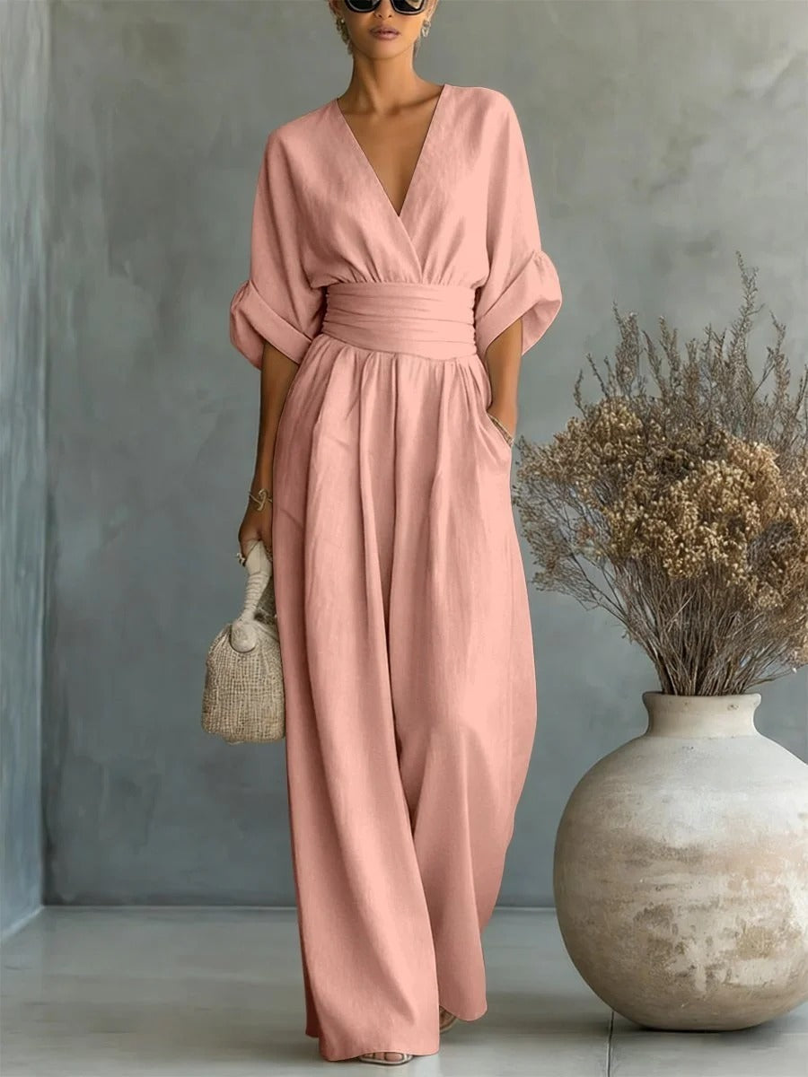 Aurelia | Mono elegante de cuello en V