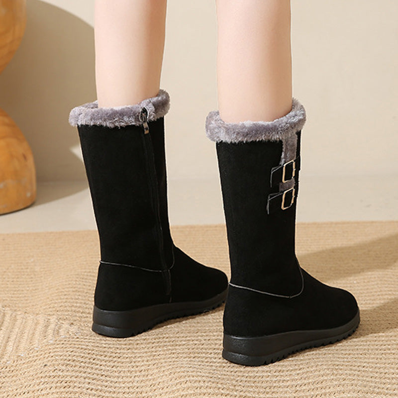 💖💥 ¡Tiempo limitado – 70% DESCUENTO! Botas de nieve hasta la media pierna para mujer, cálidas y elegantes