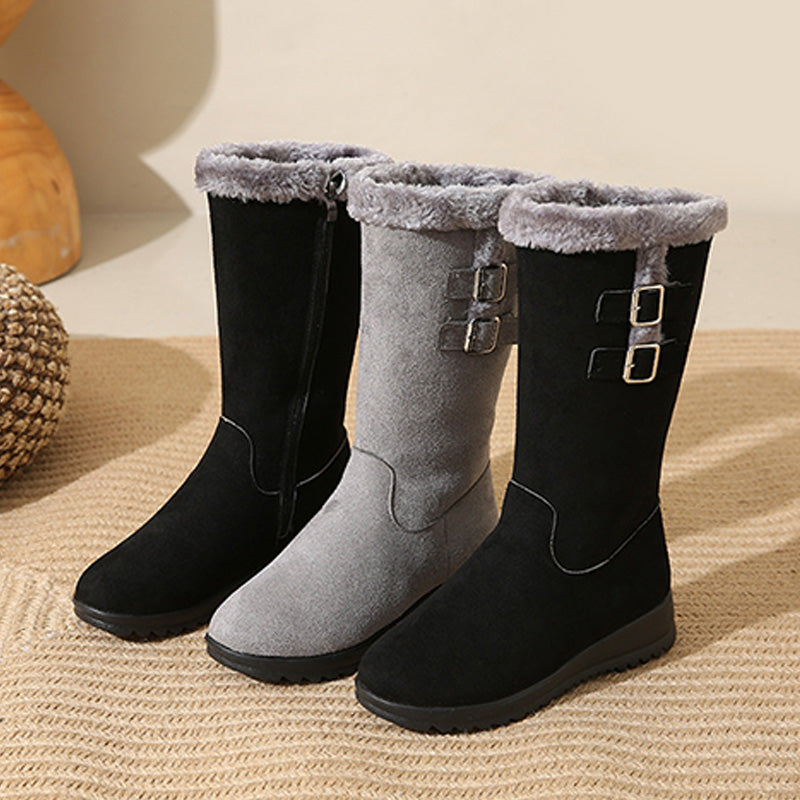 💖💥 ¡Tiempo limitado – 70% DESCUENTO! Botas de nieve hasta la media pierna para mujer, cálidas y elegantes