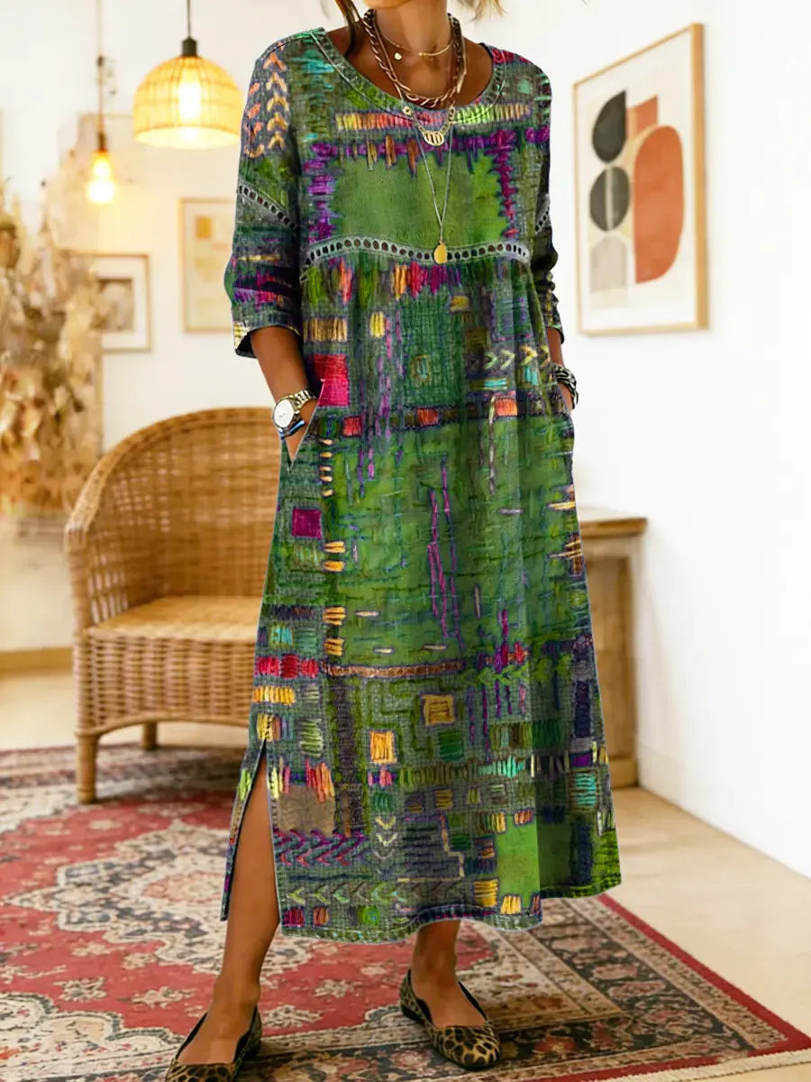 Mariana | Vestido Patchwork Boho