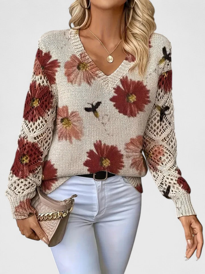 Annelies™ | Jersey elegante con estampado floral