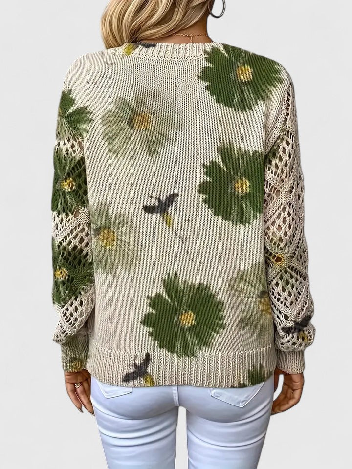 Annelies™ | Jersey elegante con estampado floral