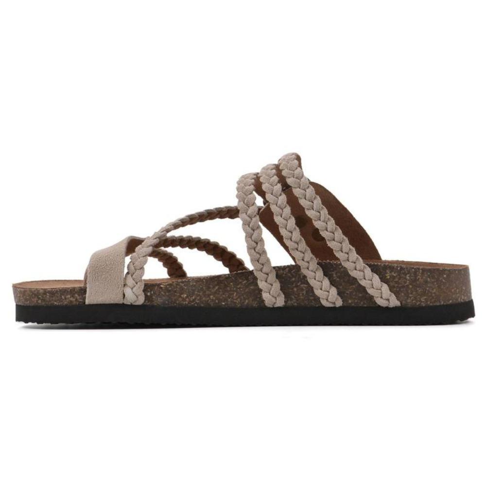 Nerea | Sandalias Trenzadas de Corcho