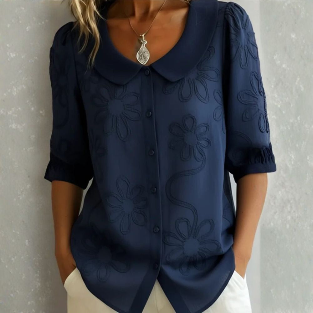 Rosalia | Blusa Floral Bordada