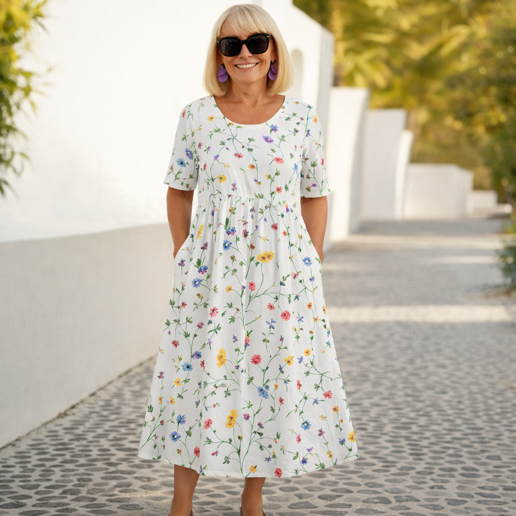 Robin | Vestido floral midi
