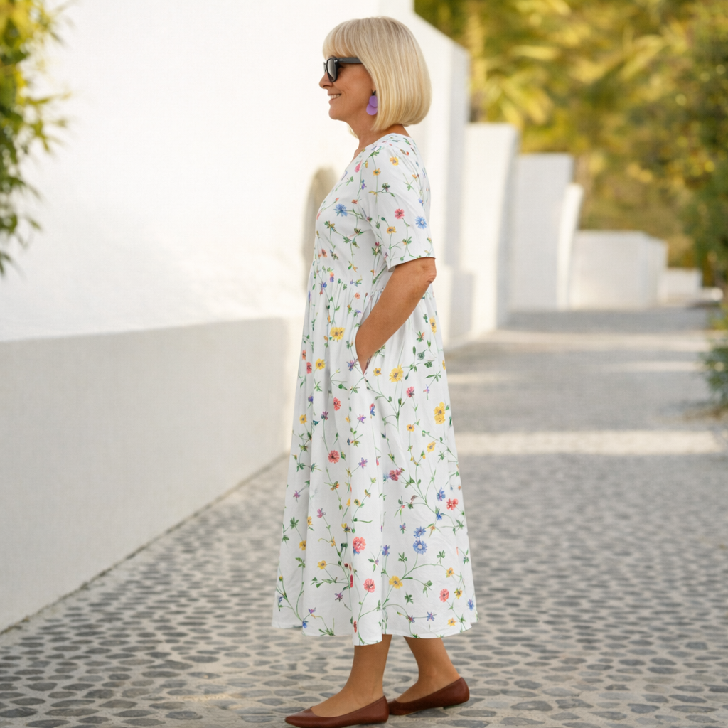 Robin | Vestido floral midi