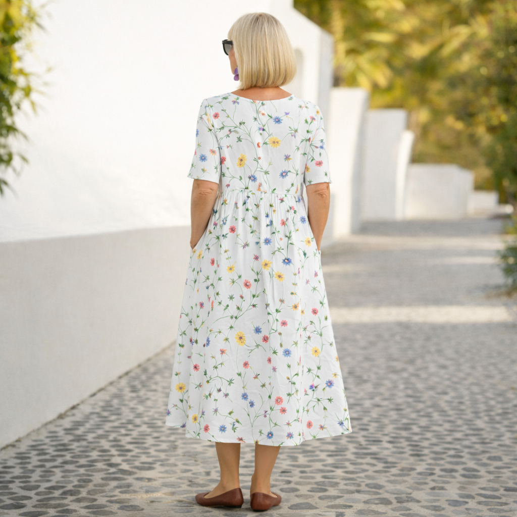 Robin | Vestido floral midi