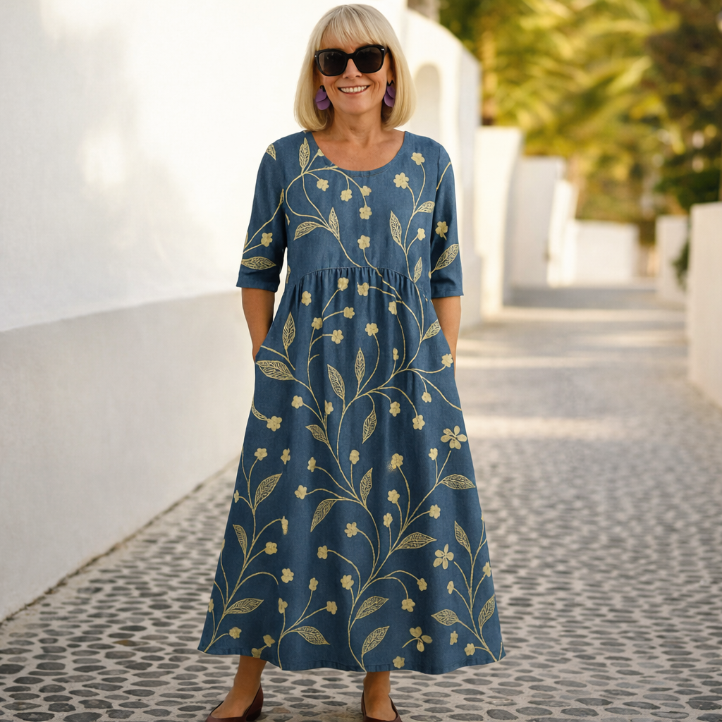 Lily | Vestido midi — Comodidad sin esfuerzo