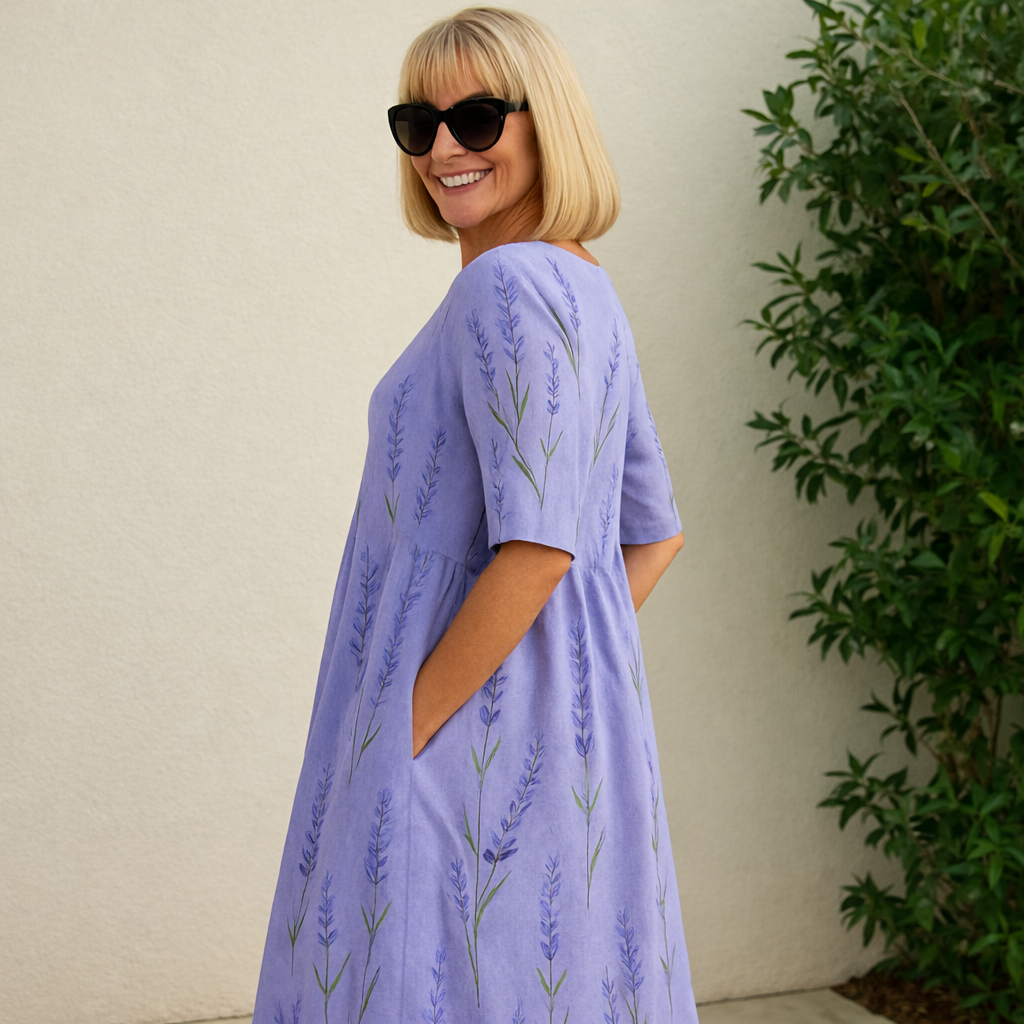 Lily | Vestido midi — Comodidad sin esfuerzo