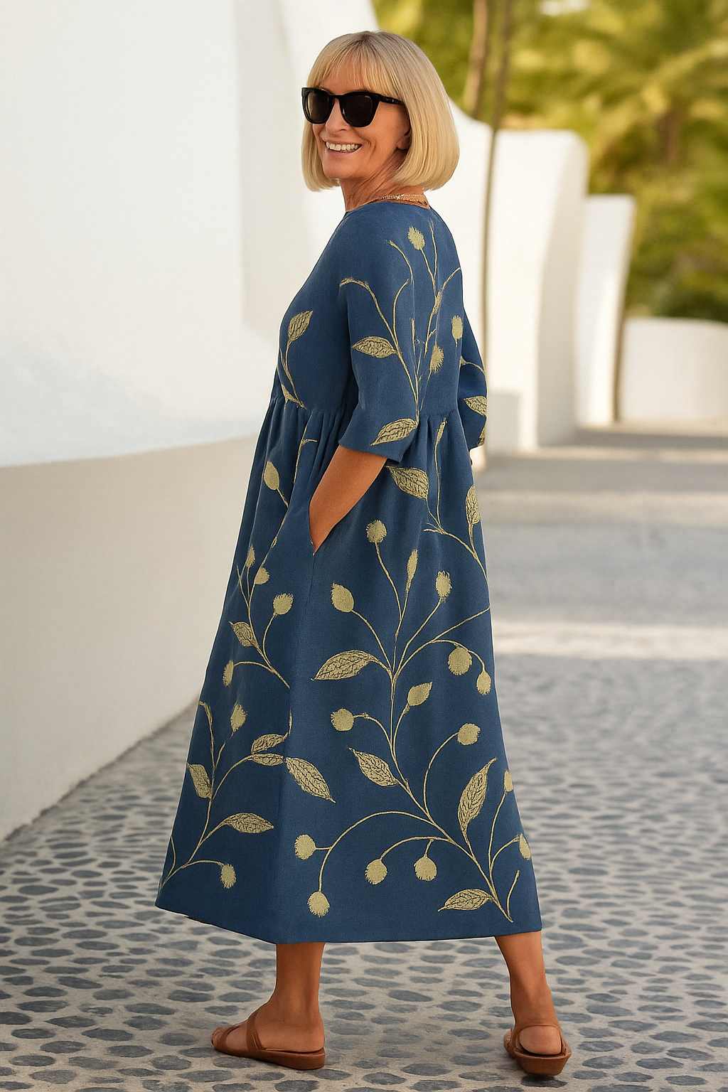 Lily | Vestido midi — Comodidad sin esfuerzo